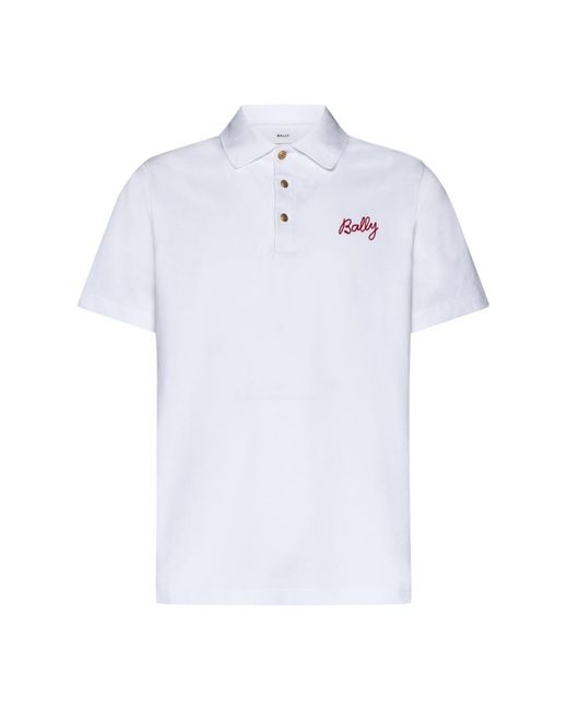 Bally White T-Shirts And Polos for men