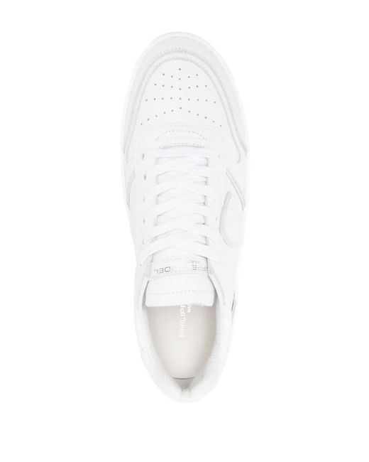 Philippe Model White Nice Low Sneakers