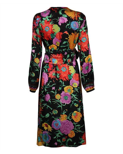 Gucci Multicolor X Ken Scott - Printed Silk Dress