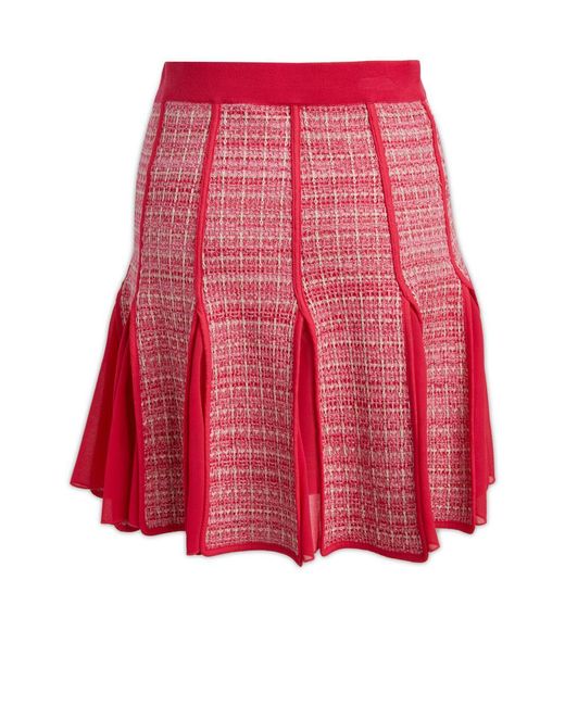 Elisabetta Franchi Red Skirts