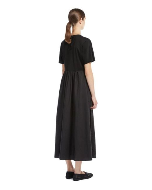 Weekend by Maxmara Black Bronzo Long Dress
