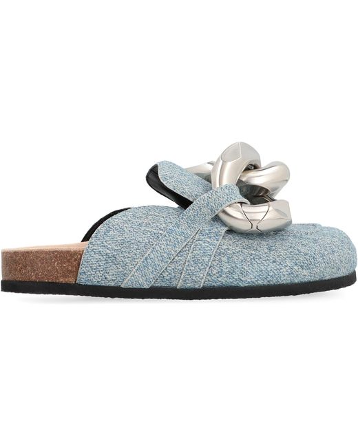 J.W. Anderson White Suede Mules