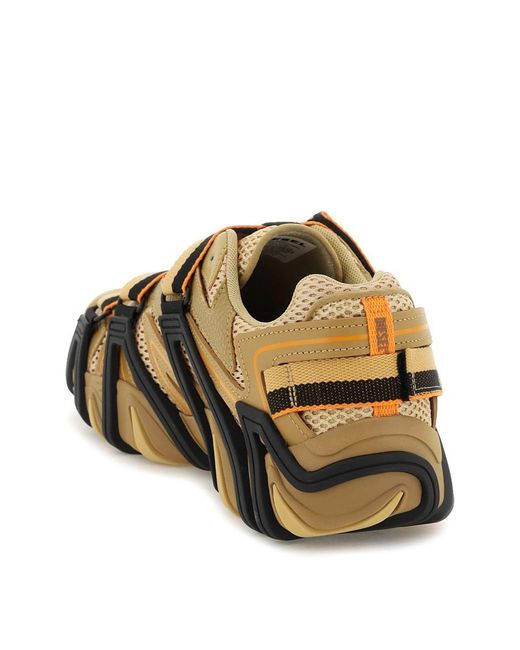 DIESEL Brown 's-prototype-cr' Sneakers for men