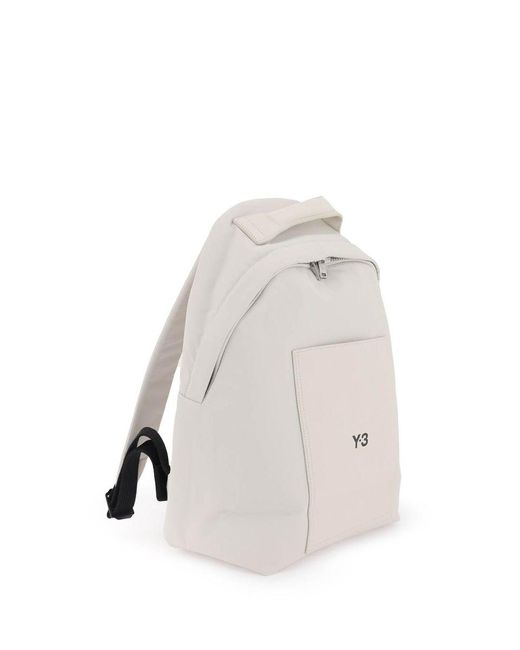 Y-3 White Y-3 Luxury Gym Backpack for men