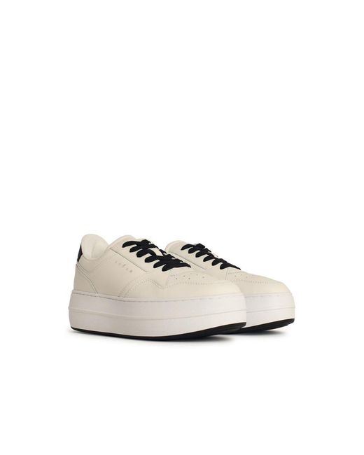 Hogan White 'H670' Leather Sneakers