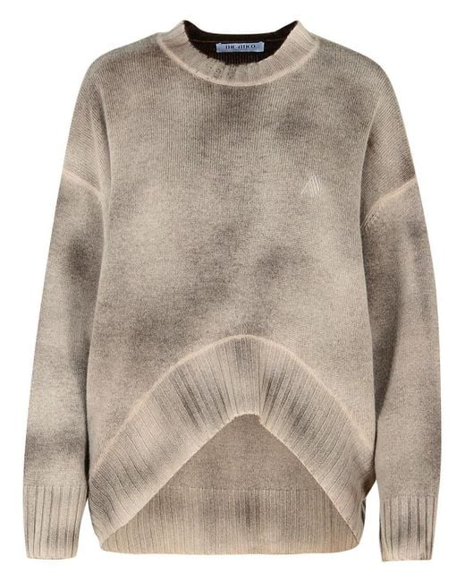 The Attico Natural Wool Blend Sweater