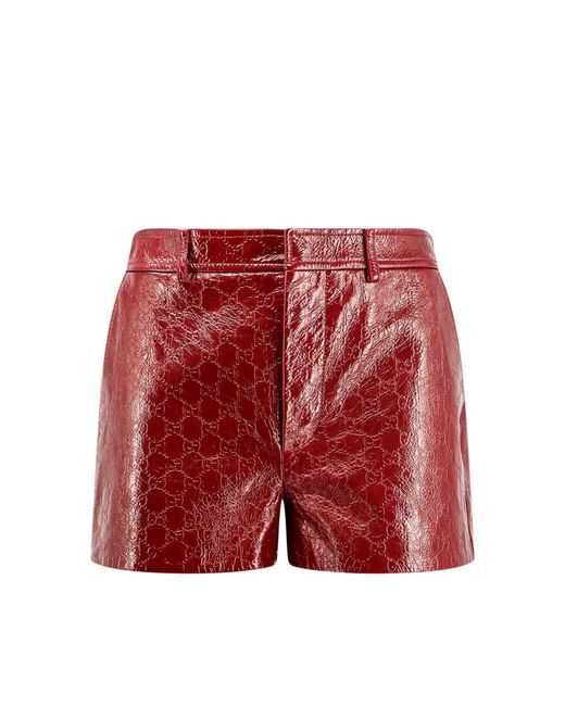 Gucci Red Shorts