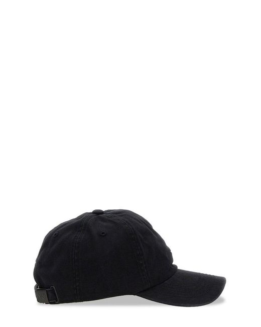 Y-3 Black Baseball Hat With Logo for men
