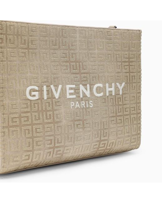 Givenchy Natural G-Tote Medium Canvas With Chain