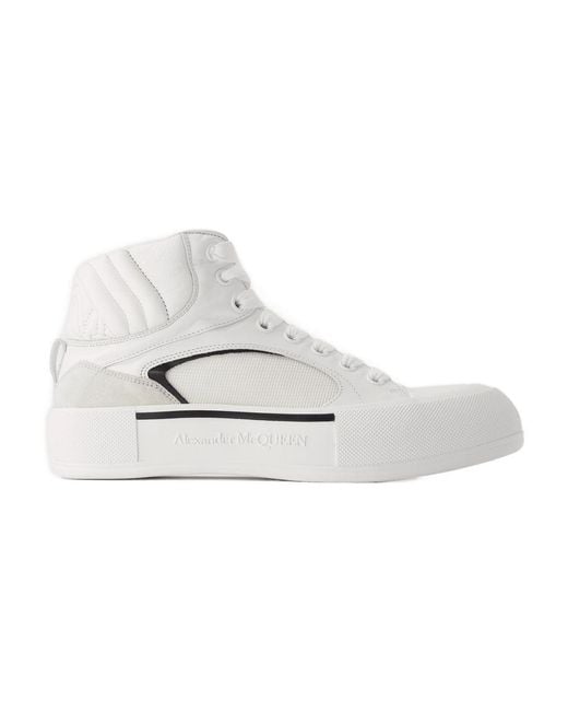 Alexander McQueen White Oversized Sneakers for men
