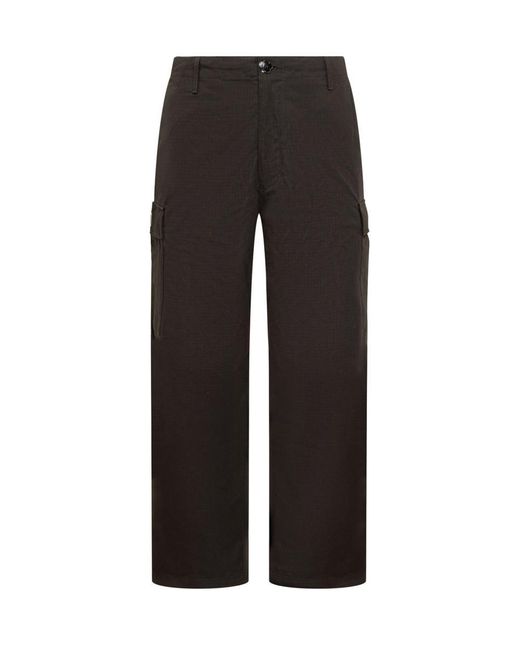 KENZO Black Workwear Cargo Pants for men