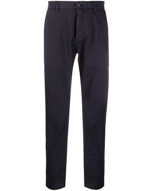 Department 5 Blue Prince Gabardine Stretch Chino Pants for men