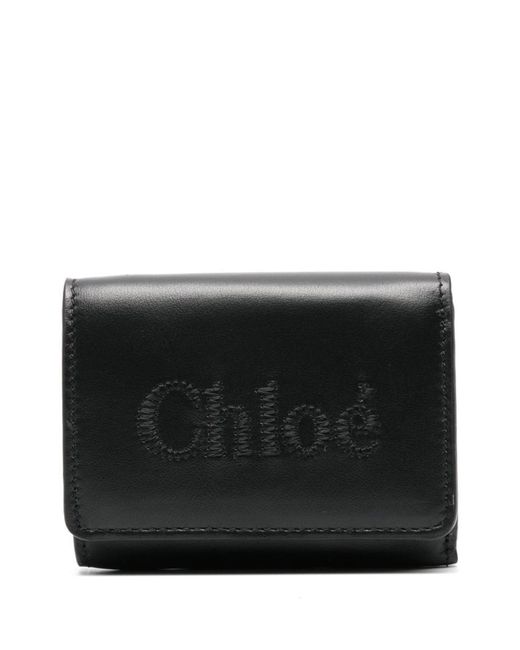 Chloé Black Sense Leather Wallet
