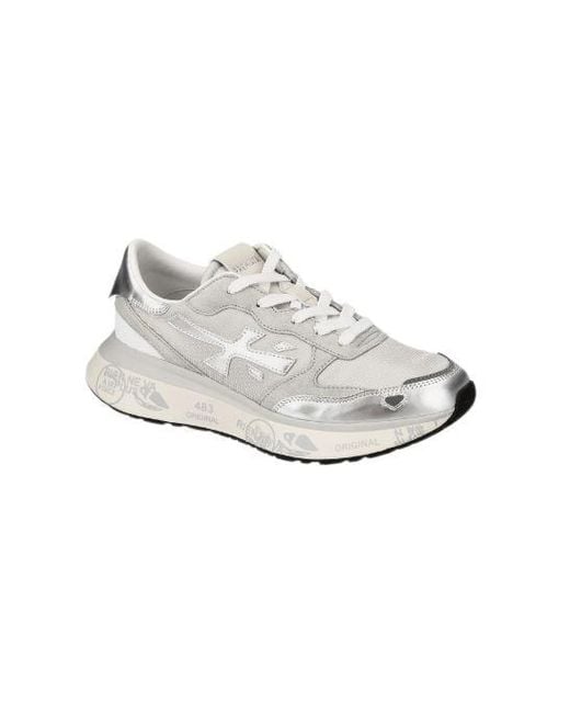 Premiata Black Lace-Up Chunky Sneakers