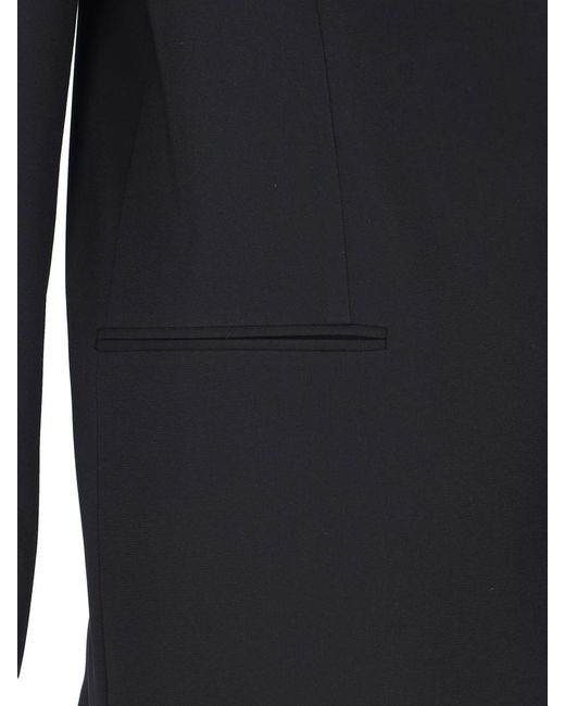 Filippa K Black Single-Breasted Blazer