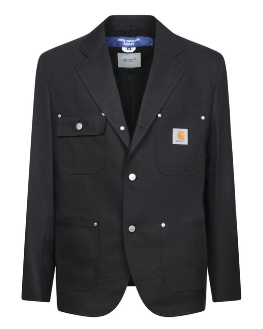 Junya Watanabe Black Tailored Wool Blazer for men