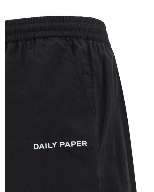 Daily Paper Black Pants for men