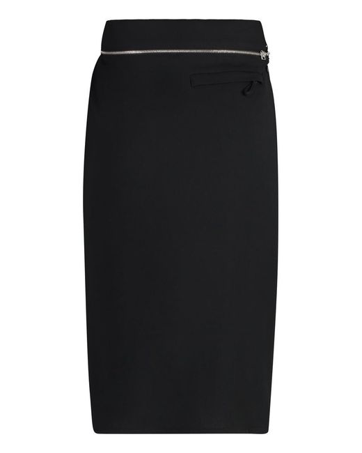 Jacquemus Black Bodri Midi Skirt