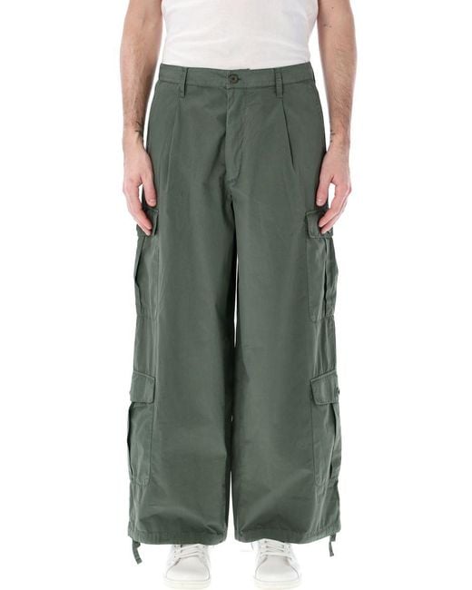 Emporio Armani Green Cargo Pants for men