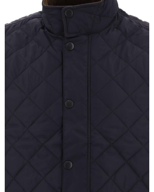 Barbour Blue "Lowerdale" Vest Jacket for men