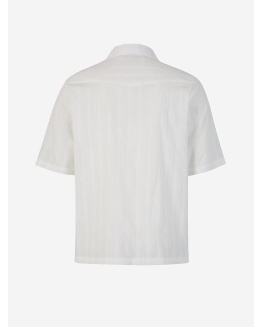 Officine Generale White Eren Cotton Shirt for men
