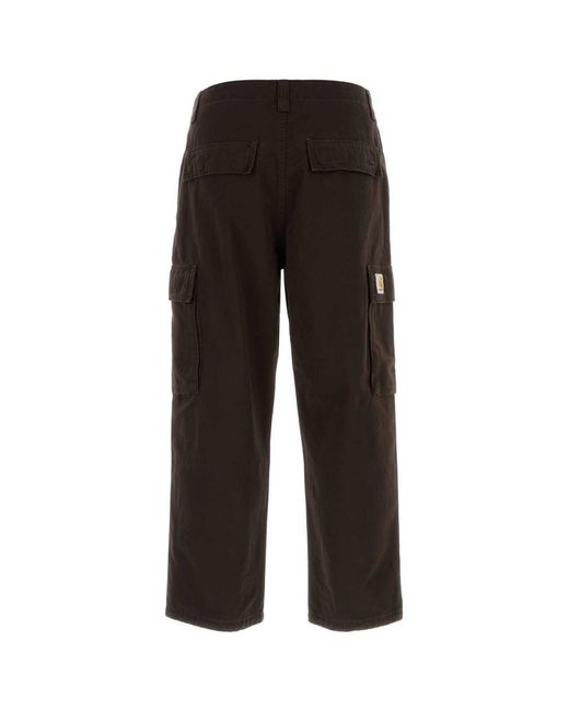 Carhartt Black Chocolate Canvas Kade Cargo Pant for men