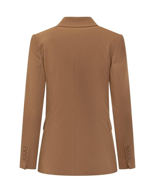 Pinko Brown One-Breasted Blazer