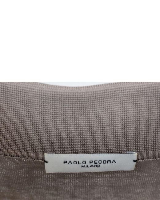 Paolo Pecora Gray Shirt for men