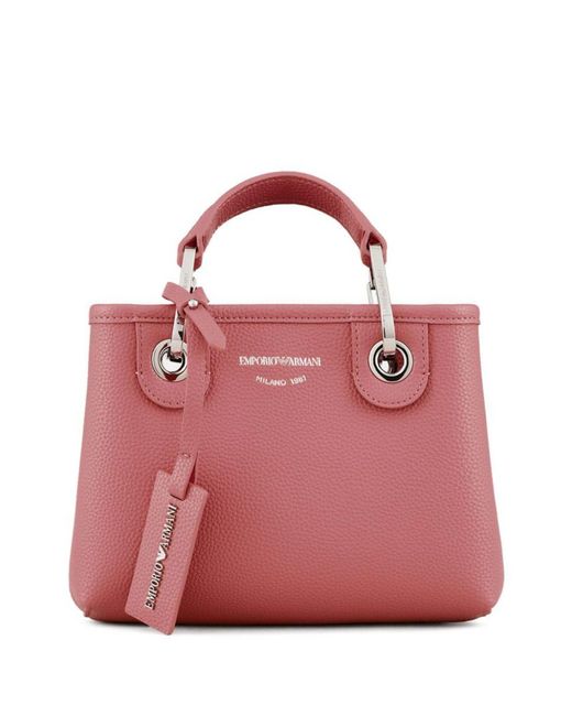 EA7 Pink Myea Mini Shopping Bag