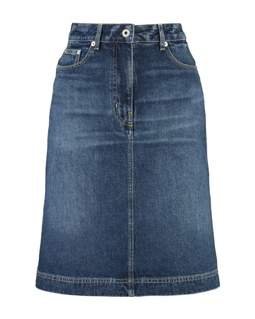 KENZO Blue Denim Skirt