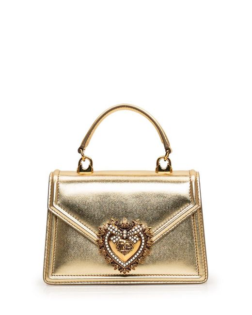 Dolce & Gabbana Metallic Devotion Small Bag