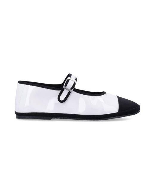 DROGHERIA CRIVELLINI White Papusse Soft Mary Jane Patent