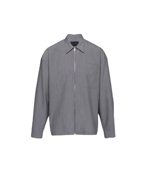 Prada Gray Shirts for men