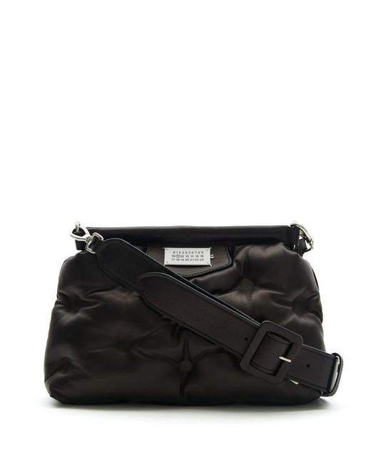 Maison Margiela Black Glam Slam Leather Shoulder Bag
