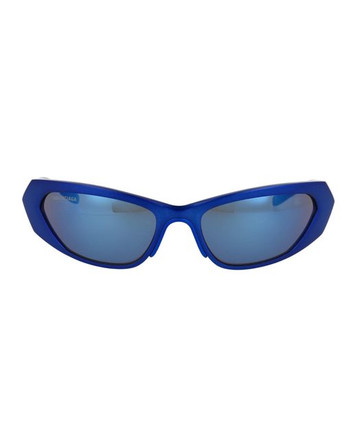 Balenciaga Blue Cat Eye Sunglasses for men
