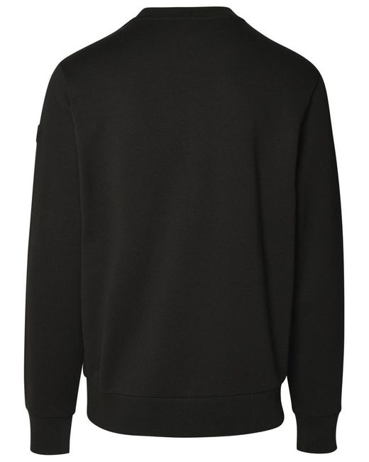 Moncler Black Cotton Sweatshirt for men