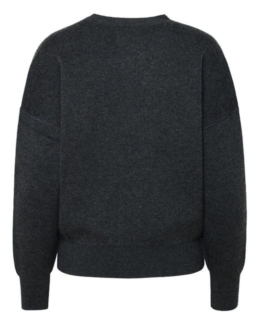 Isabel Marant Black Wool Blend 'Atlee' Sweater