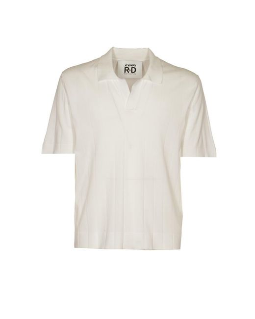 K-Way White R&D T-Shirts And Polos for men