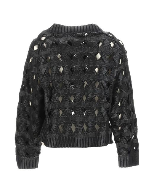 Alberta Ferretti Black Sweaters