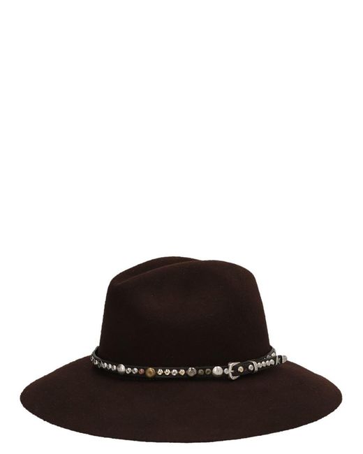 Golden Goose Deluxe Brand Black Fedora Hat for men