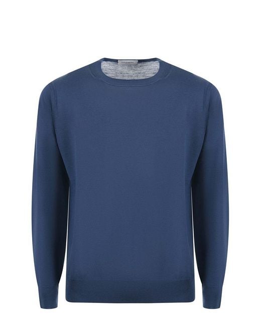 Paolo Pecora Blue Sweaters for men