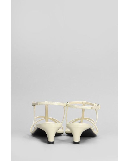 Jil Sander White Sandals