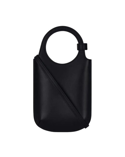 Courreges Black Slim Holy Bag