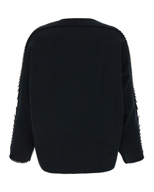 Issey Miyake Black 'campagne' Sweater