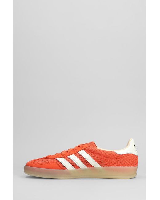 Adidas Orange Gazelle Indoor Sneakers