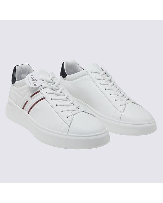 Hogan White H580 Leather Sneakers for Men | Lyst Australia