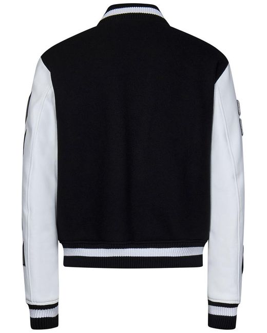Off-White c/o Virgil Abloh Black Off- Varsity Jacket for men
