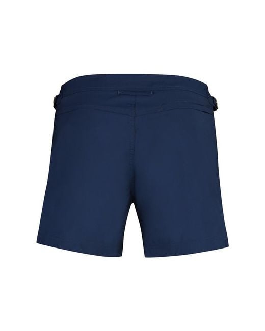 Tom Ford Blue Nylon Swim Shorts for men
