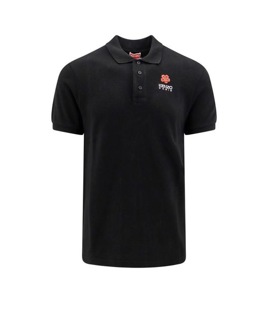 KENZO Black Polo Shirt for men