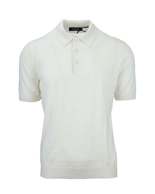 Gran Sasso White T-Shirts And Polos for men